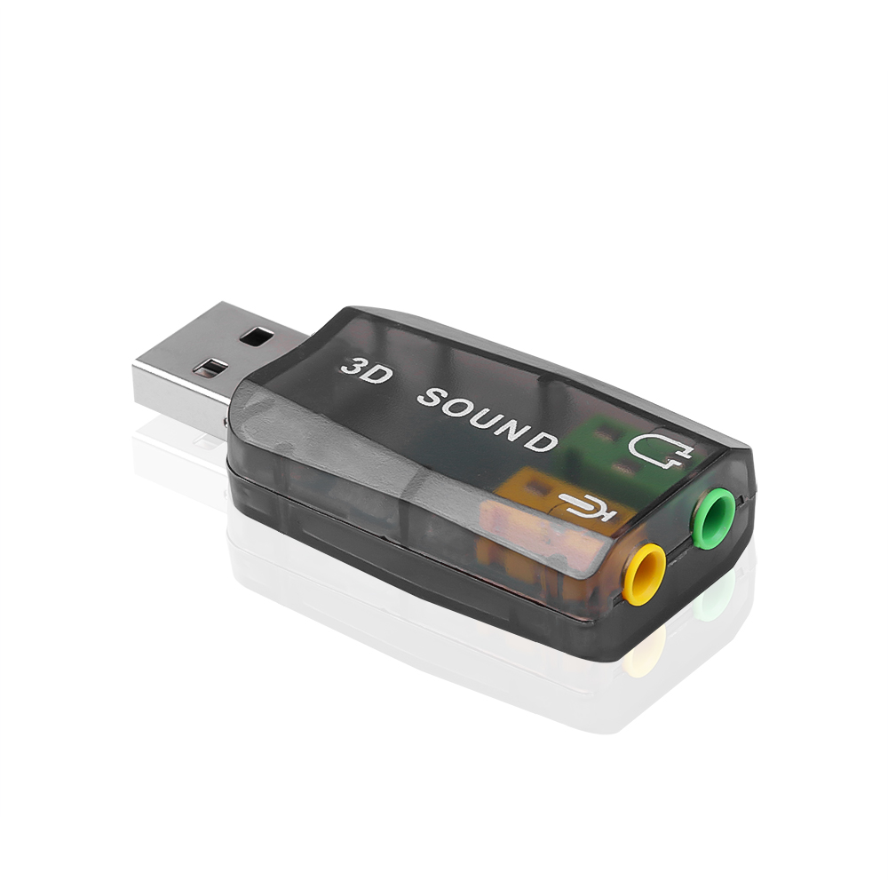 Laptop Accessories Headphones - Mini externe USB naar 3,5 mm