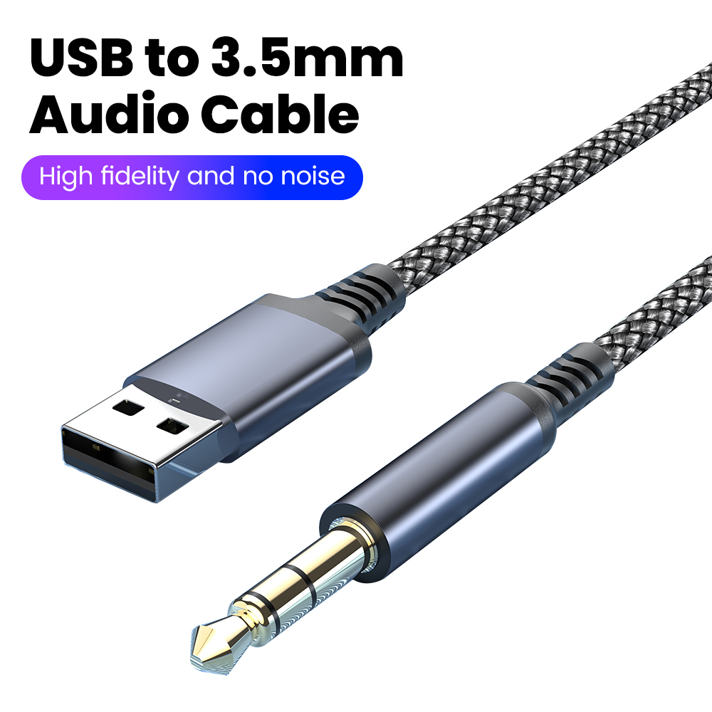 Laptop Accessories Headphones - Usb A Naar 3.5mm Jack Male
