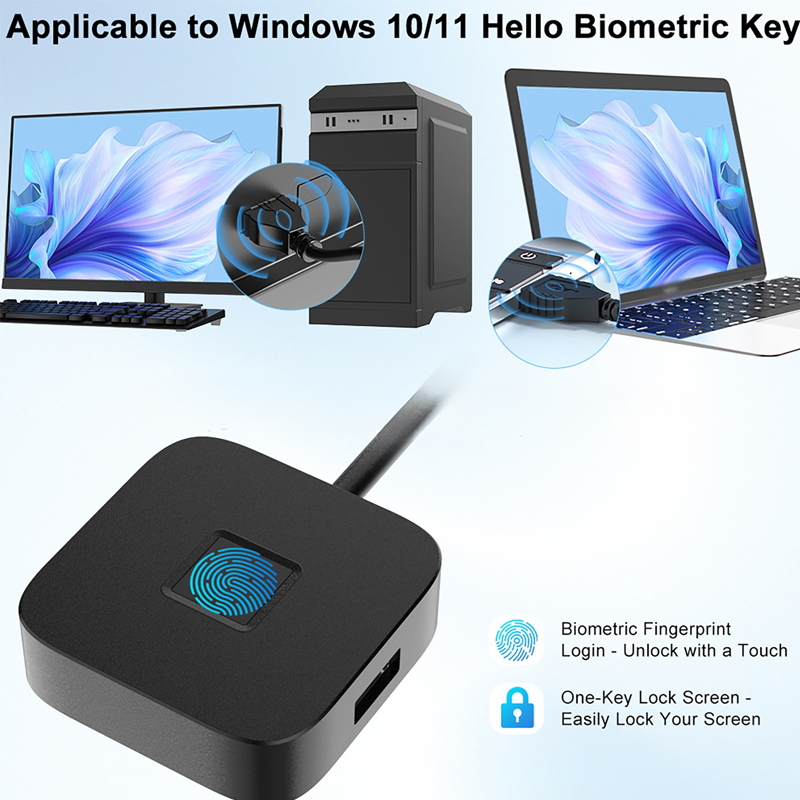Fingerprint Reader Usb - USB-vingerafdruklezer Ondersteuning voor Windows 10 11