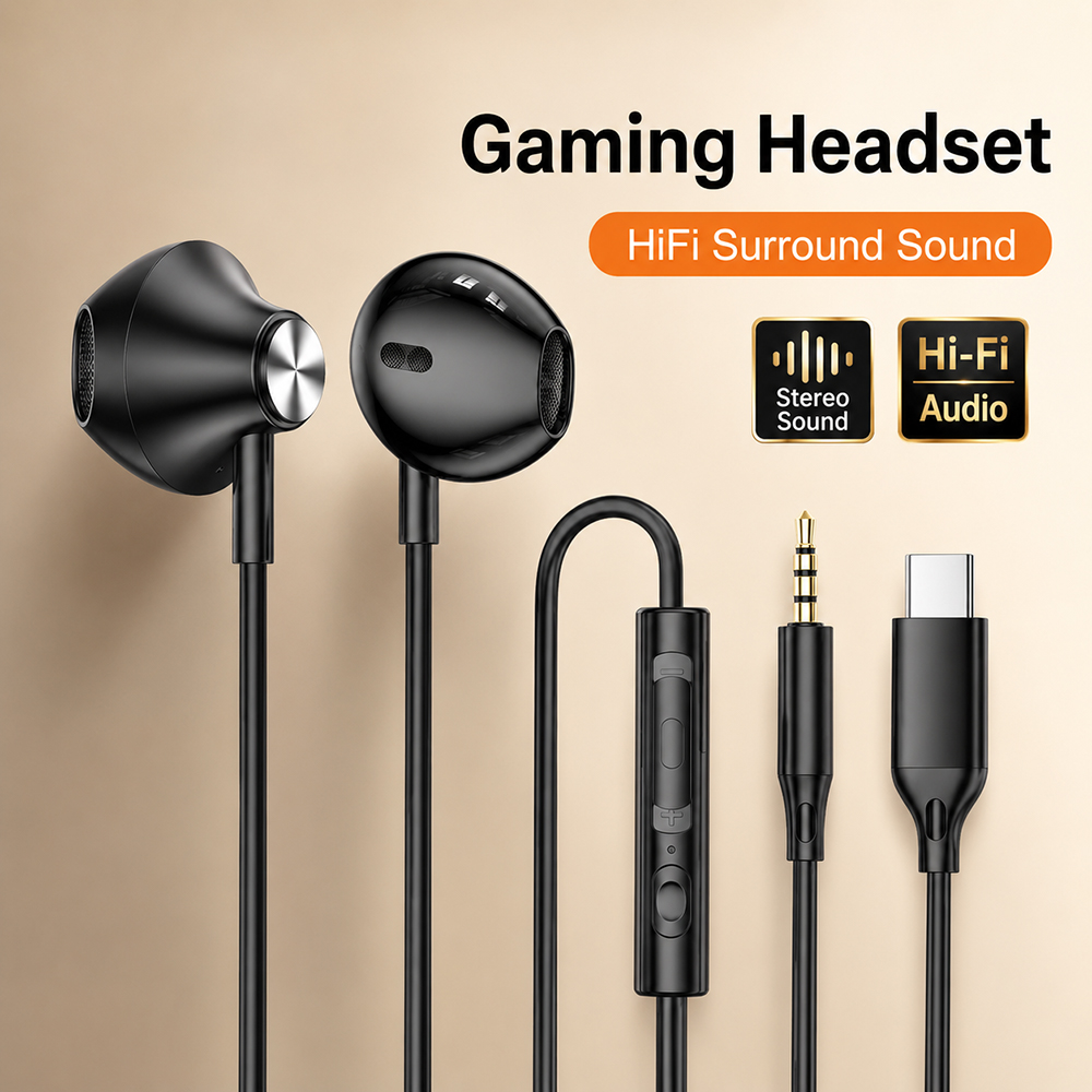 Xiaomi Laptop Accessories - HiFi Surround-hoofdtelefoon Bass Stereo Sound voor