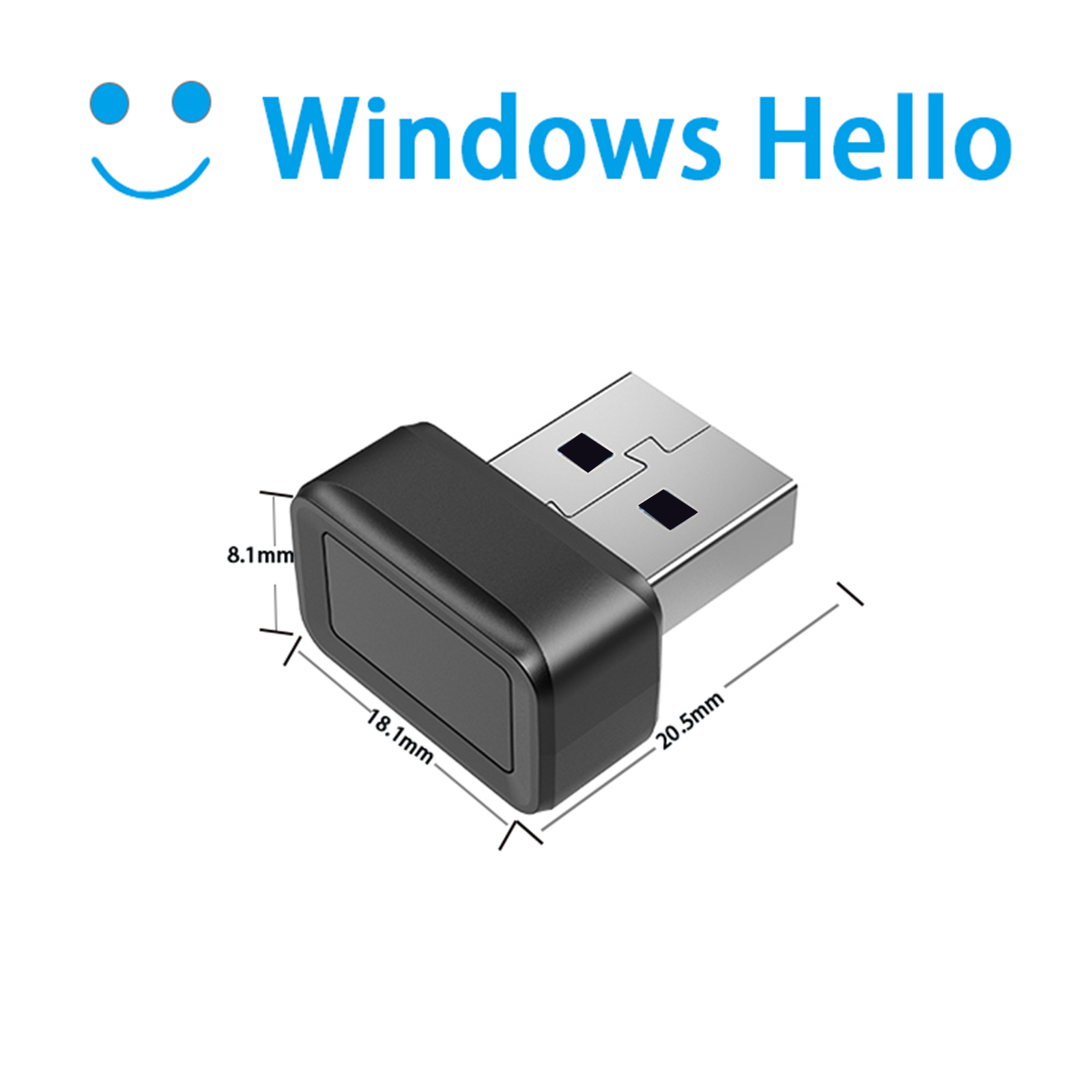 Fingerprint Reader Usb - USB-vingerafdruksleutellezer voor Windows 7/8/10/11 Hallo beveiligingssleutel