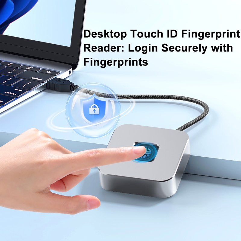 Fingerprint Reader Usb - USB-vingerafdruklezer met 1,5 meter lange kabel