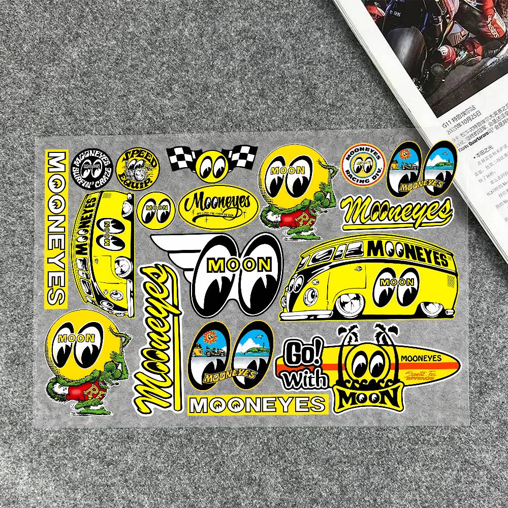 Laptop Accessories Ideas - Voor M-MOONEYES Stickers Moto Sticker Auto