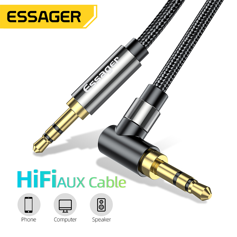 Laptop Accessories Headphones - Essager AUX-kabel 3,5 mm jack audiokabel