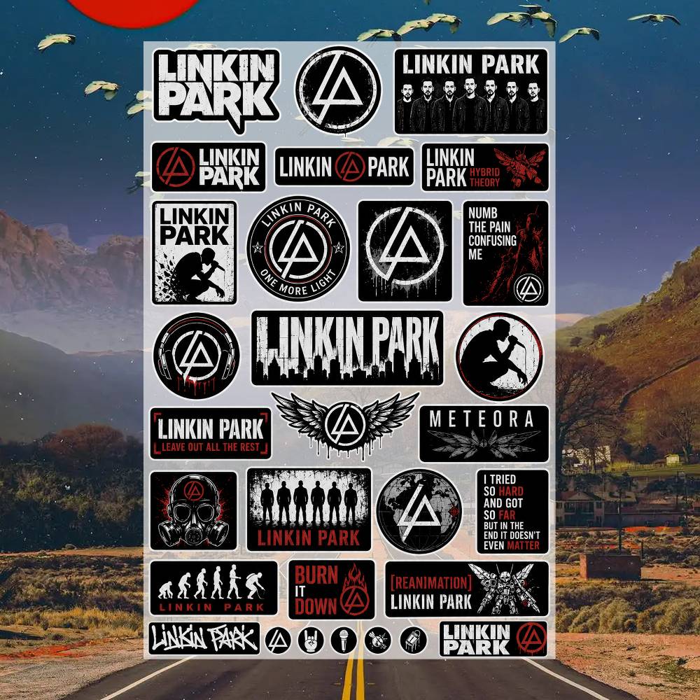 Laptop Accessories Ideas - Li-nkin P-ark Stickers Moto Sticker Auto