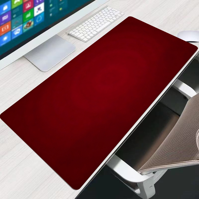 Laptop Accessories Table - Rode muismat Kantoorverlengde bureaumatten 90x40cm Rubber
