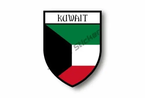 Koeweit kaart met vlag vinyl s - Laptop Accessories Kuwait recensie en prijs
