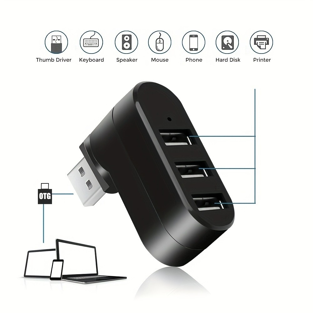 USB 2.0-hub 3 poorten 180 °    - Xiaomi Laptop Accessories recensie en prijs