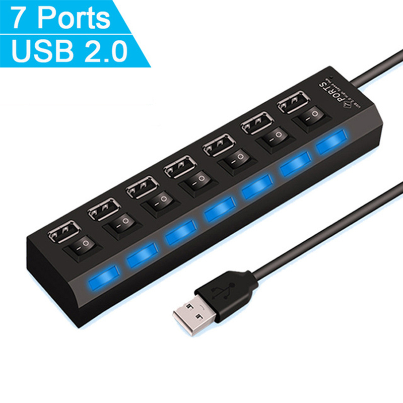 7-poorts USB 2.0 hubsplitter v - Laptop Accessories Usb recensie en prijs