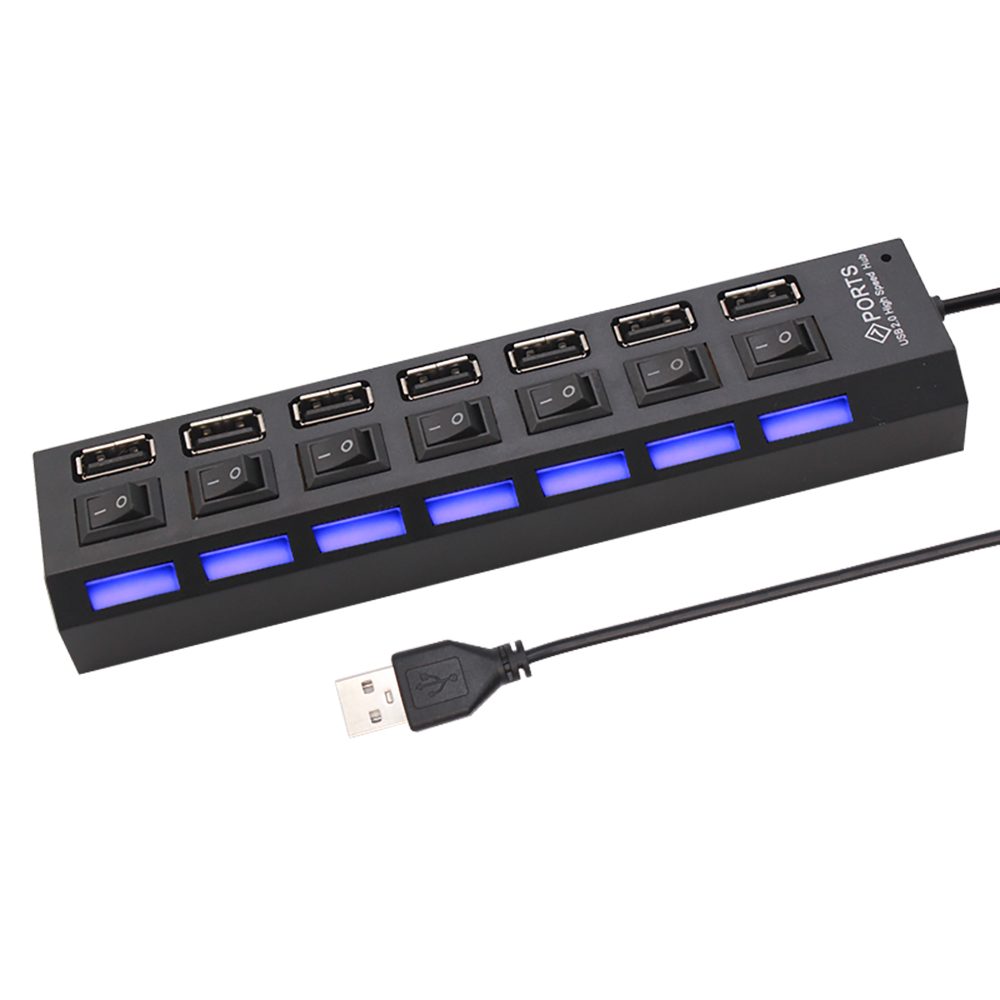 7-poorts USB 2.0 hubsplitter v - Laptop Accessories Usb recensie en prijs