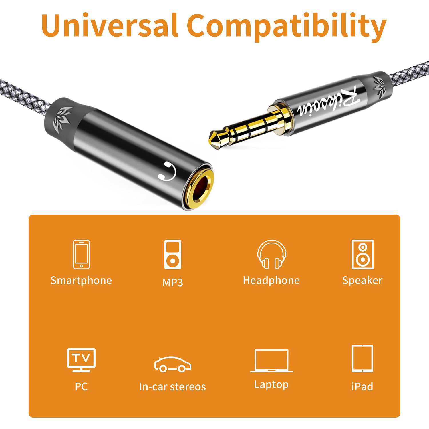 Riksoin 3,5 mm hoofdtelefoonve - Laptop Accessories Headphones recensie en prijs