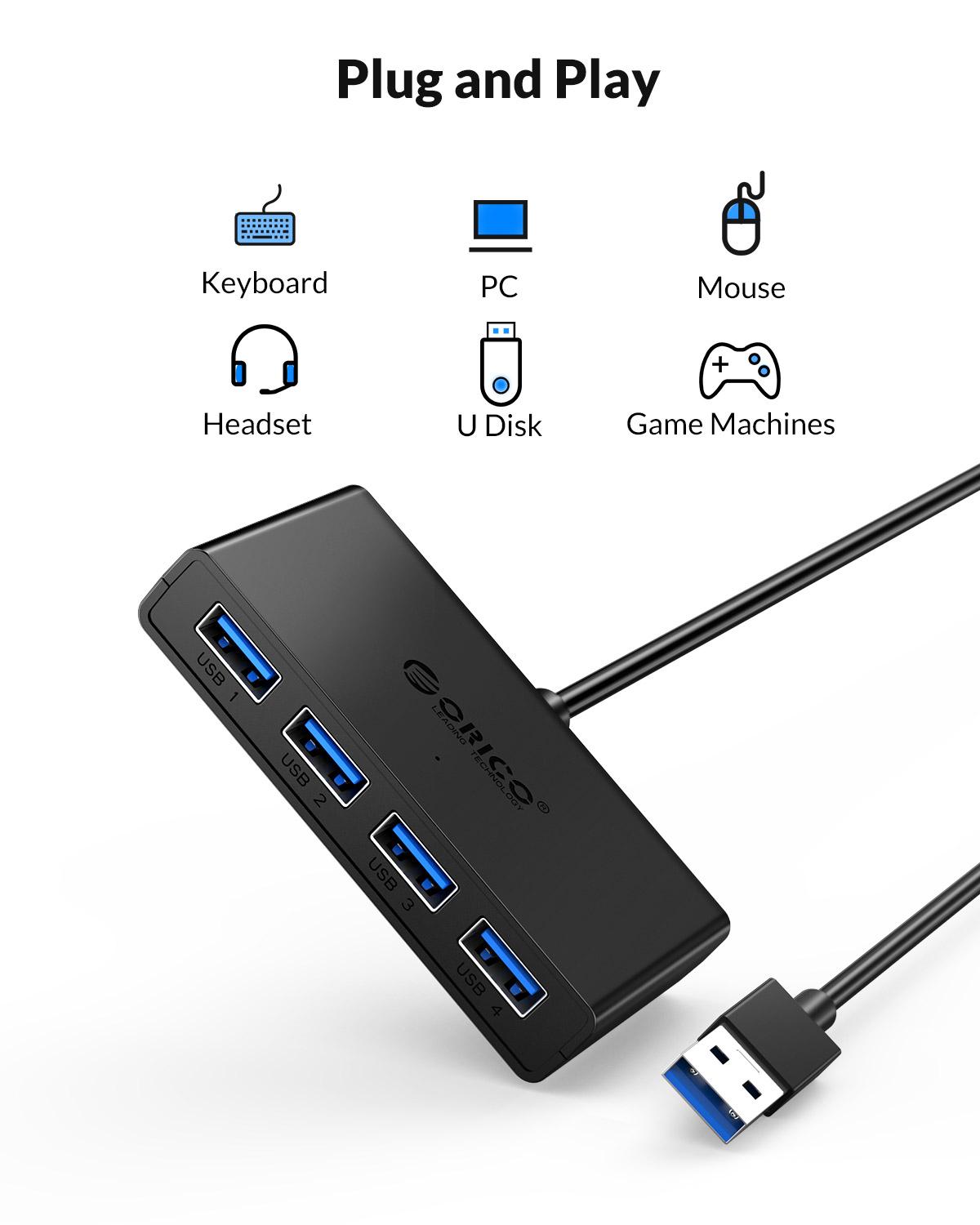 ORICO Hub USB 4 Poorten Multi  - Laptop Accessories Ideas recensie en prijs