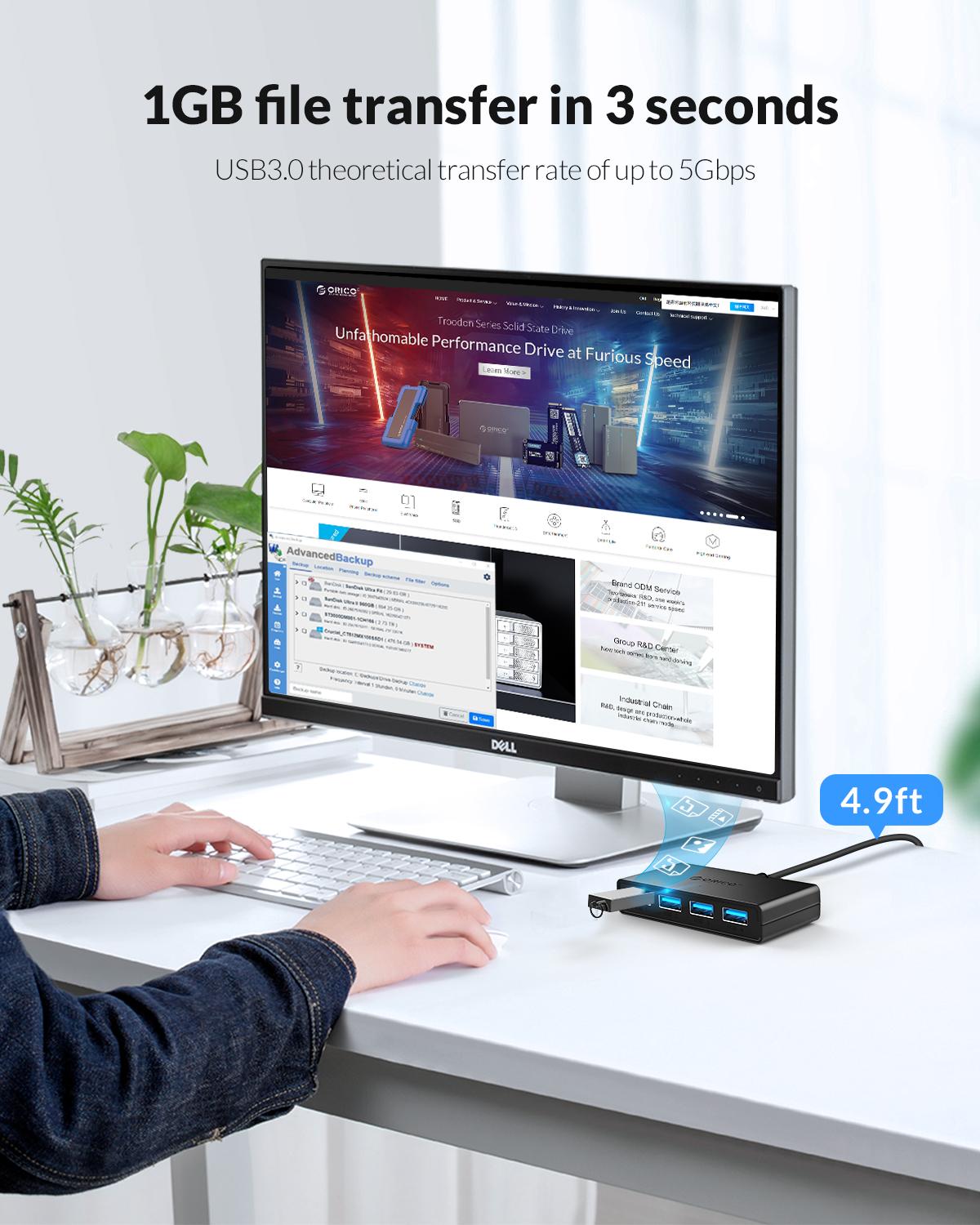 ORICO Hub USB 4 Poorten Multi  - Laptop Accessories Ideas recensie en prijs