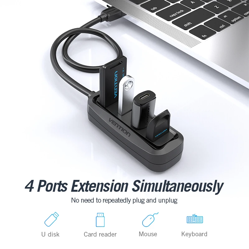 Vention Usb 2.0 Hub 4 Poort Me - Xiaomi Laptop Accessories recensie en prijs