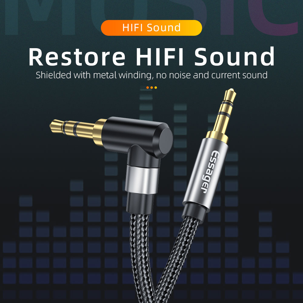 Essager AUX-kabel 3,5 mm jack  - Laptop Accessories Headphones recensie en prijs