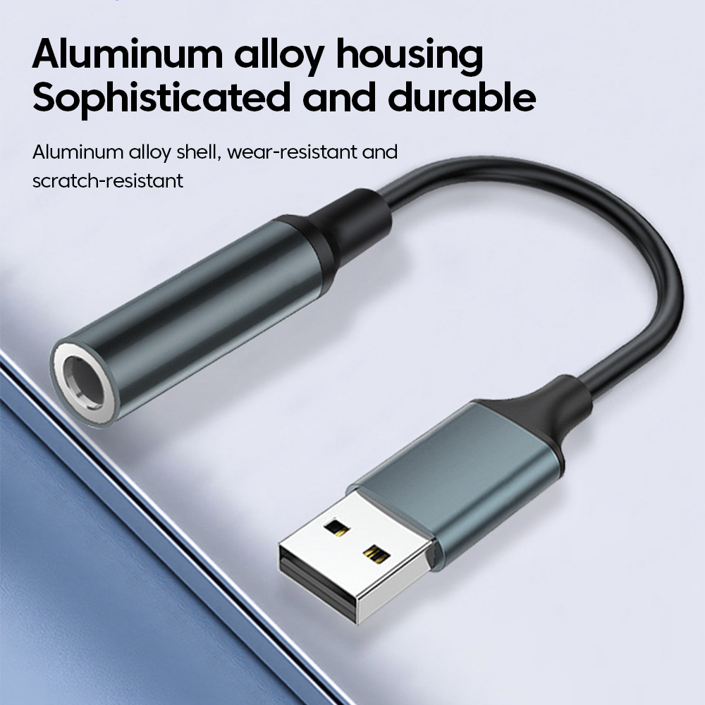 USB naar 3.5mm jack audio adap - Laptop Accessories Headphones recensie en prijs